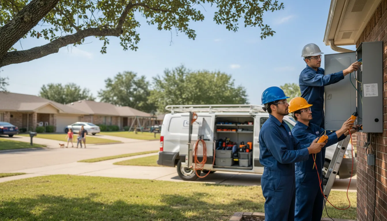 Certified electrician providing emergency electrical services in Allenton, WI